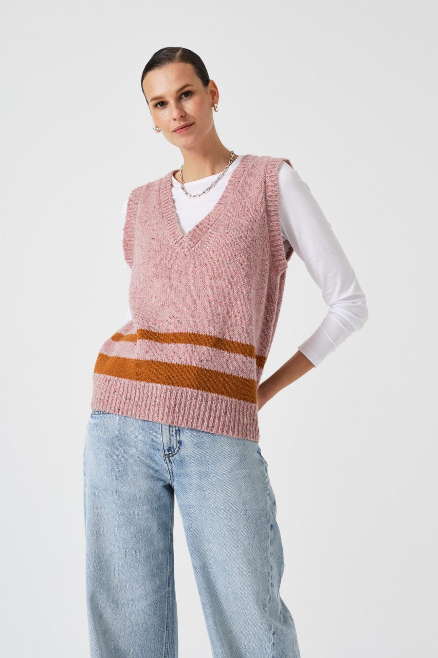 Cassidy Vest Dusty Pink