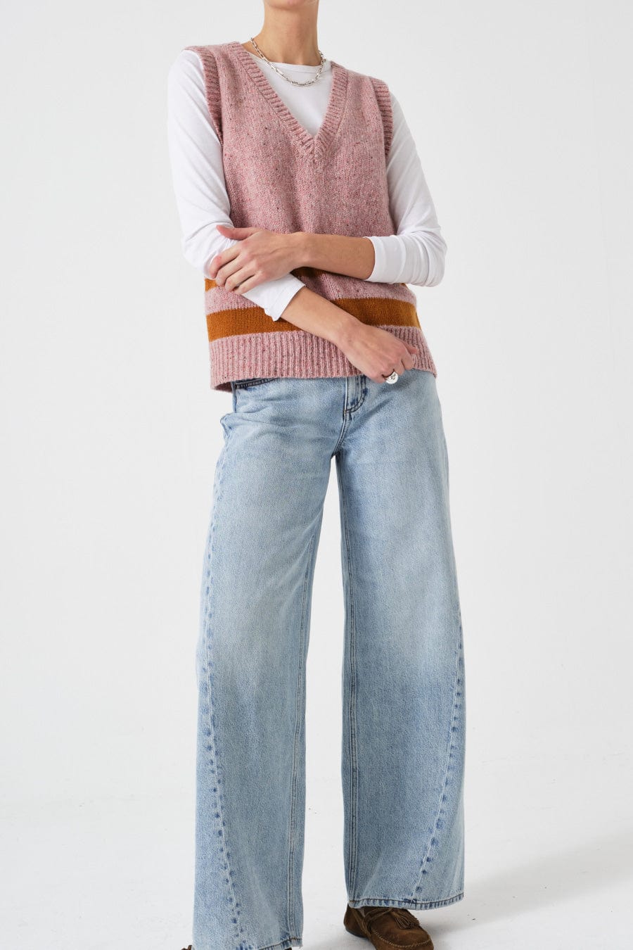 Cassidy Vest Dusty Pink