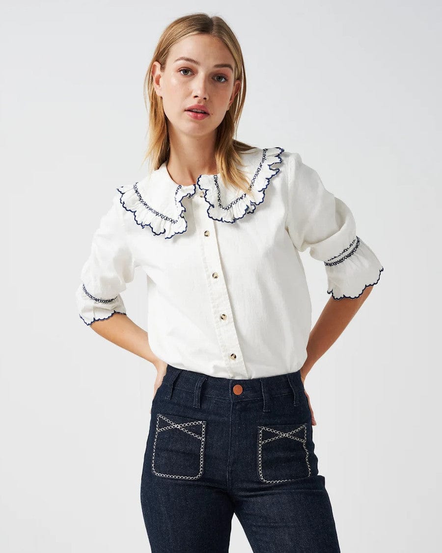 Daisy Shirt Ecru Denim