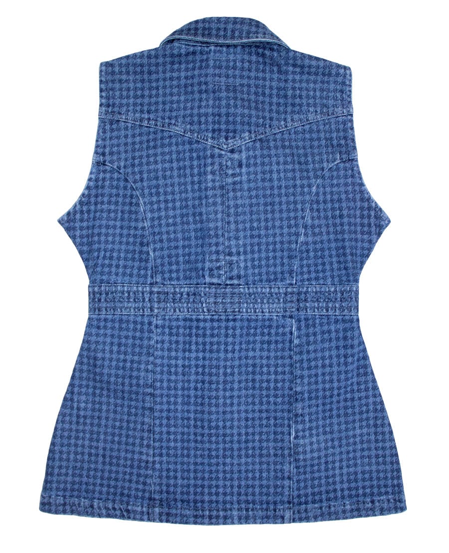 Ani Vest Houndstooth Idaho