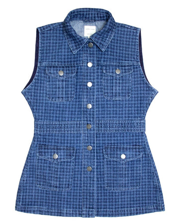 Ani Vest Houndstooth Idaho