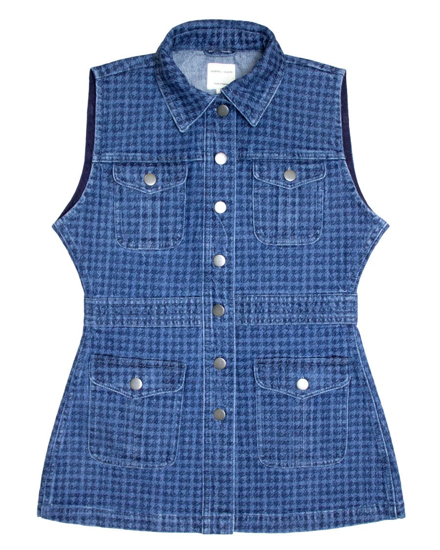 Ani Vest Houndstooth Idaho
