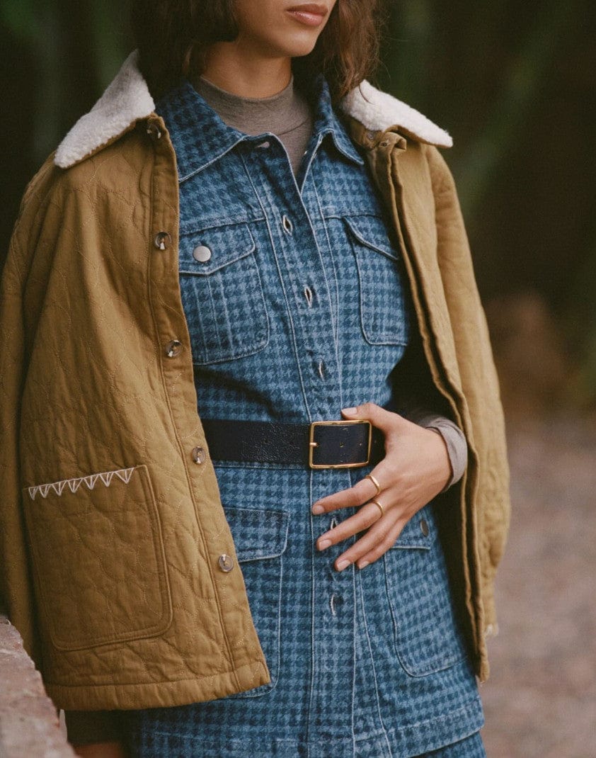 Ani Vest Houndstooth Idaho