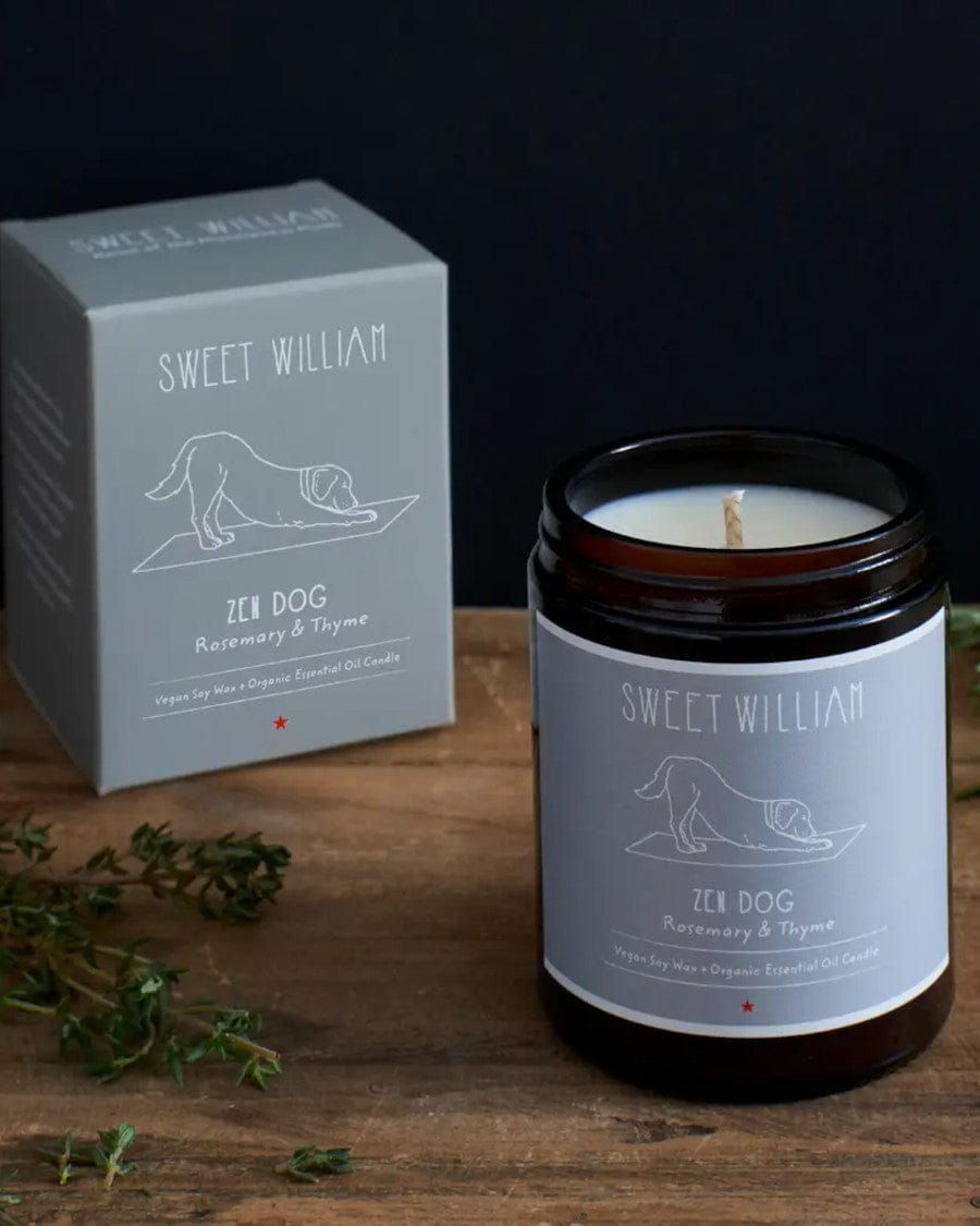 Zen Dog Candle
