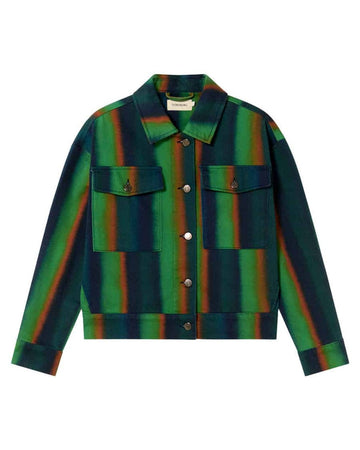 Frans Jacket Swamp Stripe