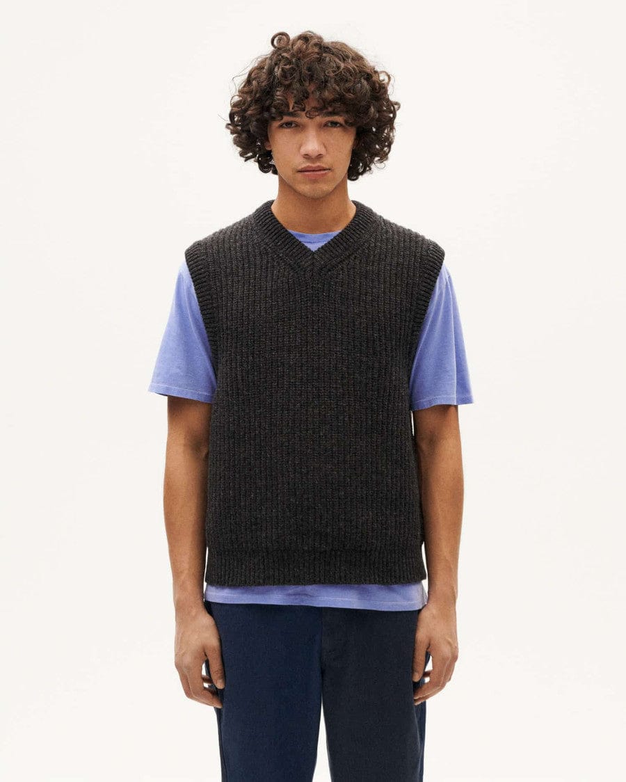 Oliver Knitted Vest Black