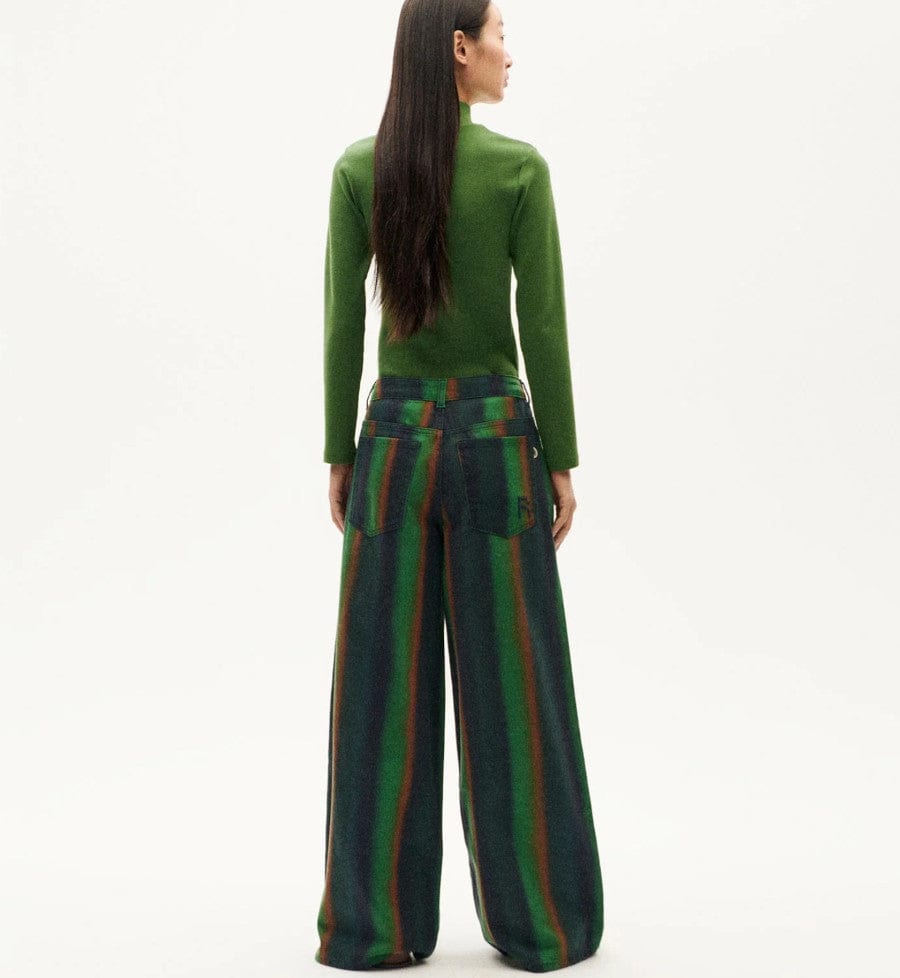 Hedda Trousers Swamp Stripe