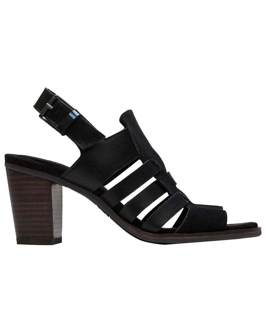 Majorca Black Woven Sandals