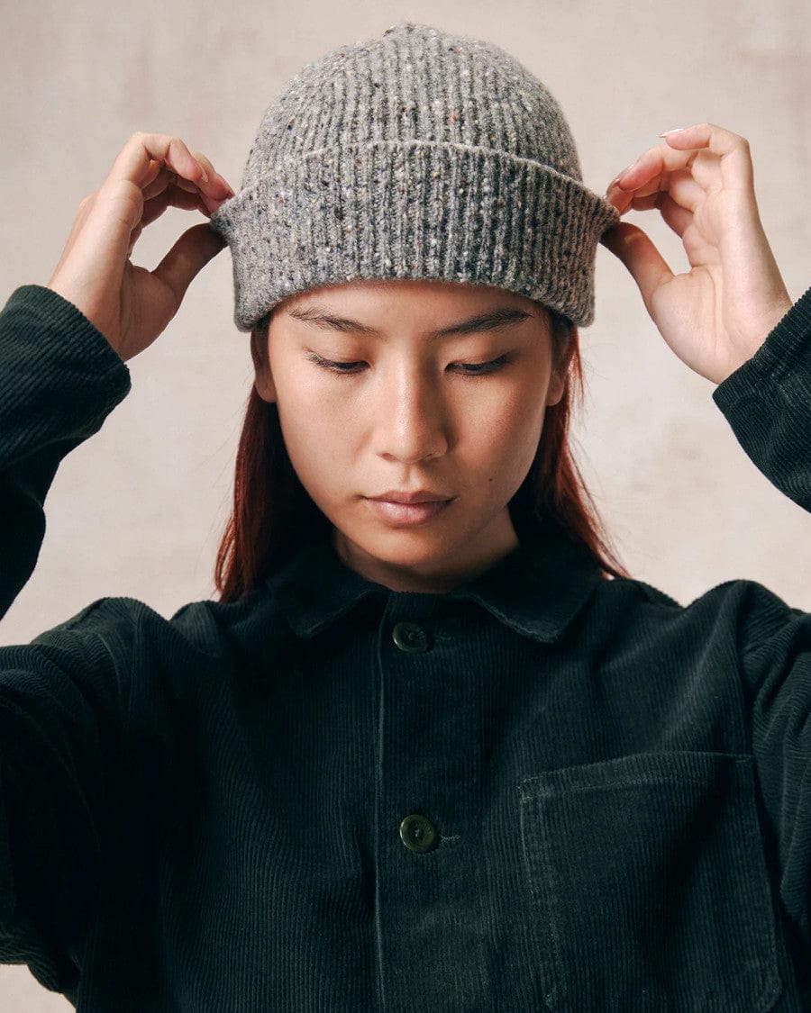 #4003 Donegal Wool Hat Silver Grey