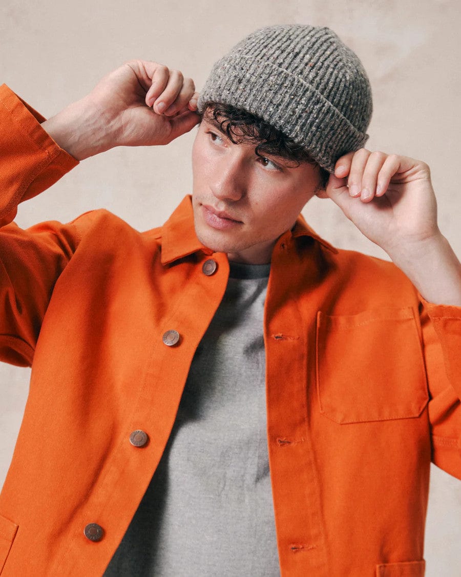 #4003 Donegal Wool Hat Silver Grey