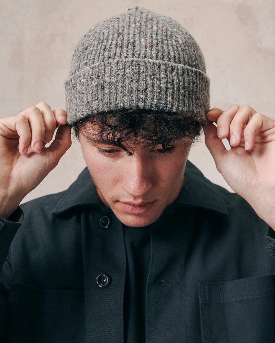 #4003 Donegal Wool Hat Silver Grey