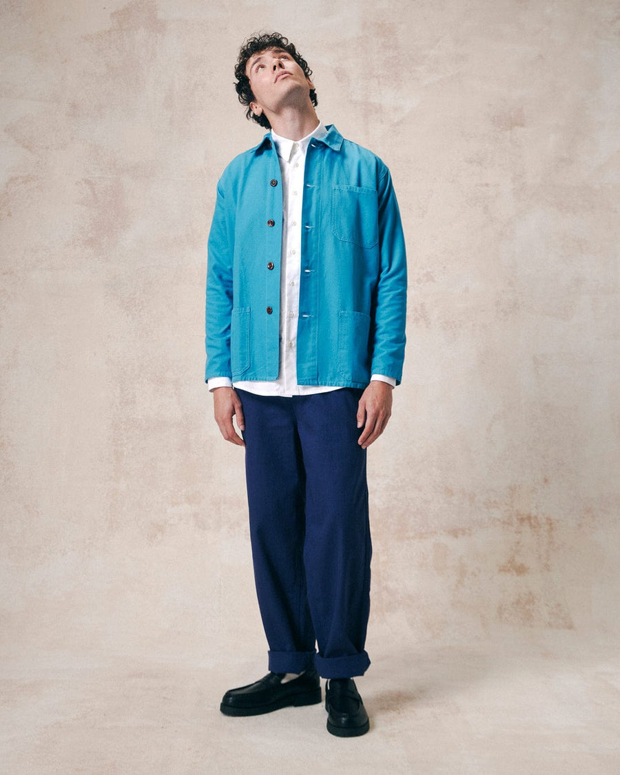 3001 Overshirt Bright Blue