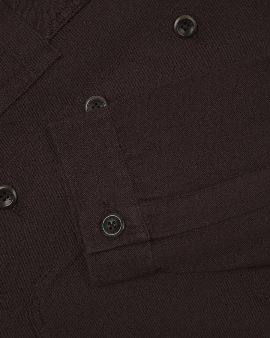 3024 Drill Overshirt Dark Plum