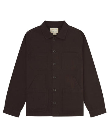 3024 Drill Overshirt Dark Plum