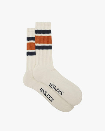 Gold College Stripe Sock