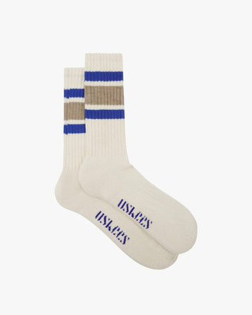 Khaki College Stripe Sock