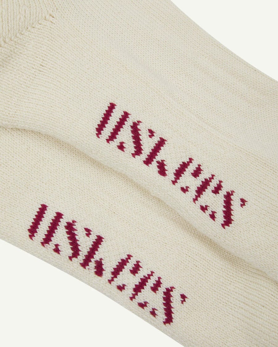 Powder Blue College Stripe Sock