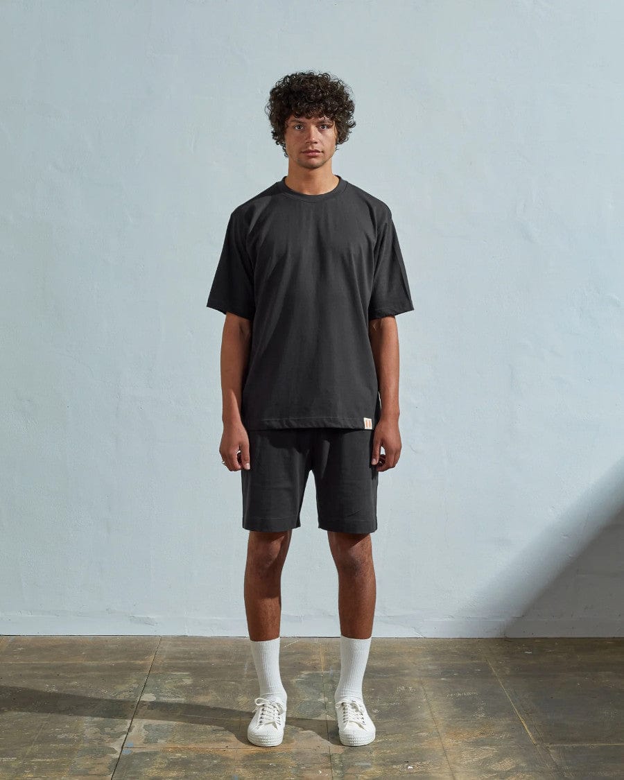 7008 Oversized T-Shirt Faded Black