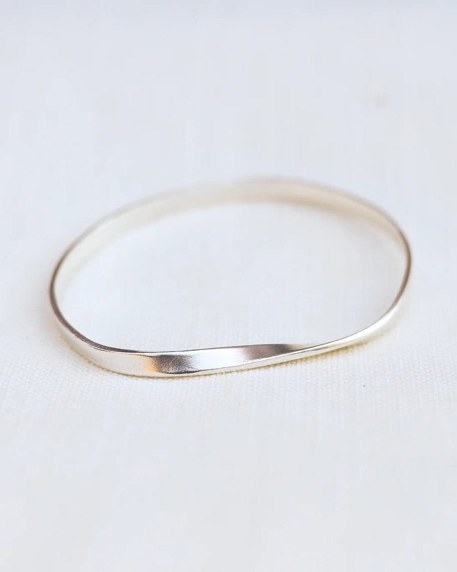 Mobius Bangle Sterling Silver
