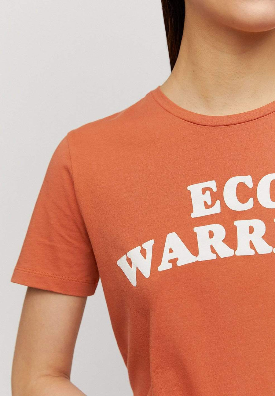 Eco Warrior T-Shirt Starfish Orange