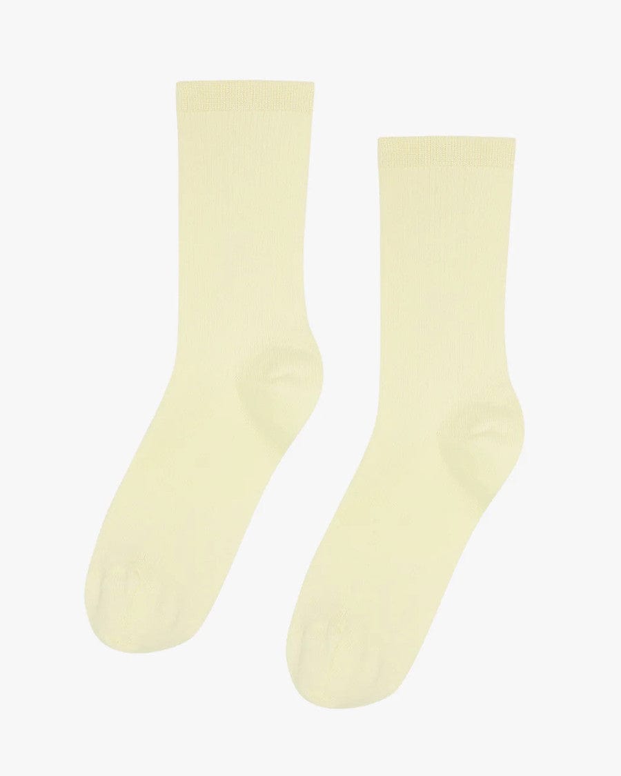 Classic Organic Socks Soft Yellow