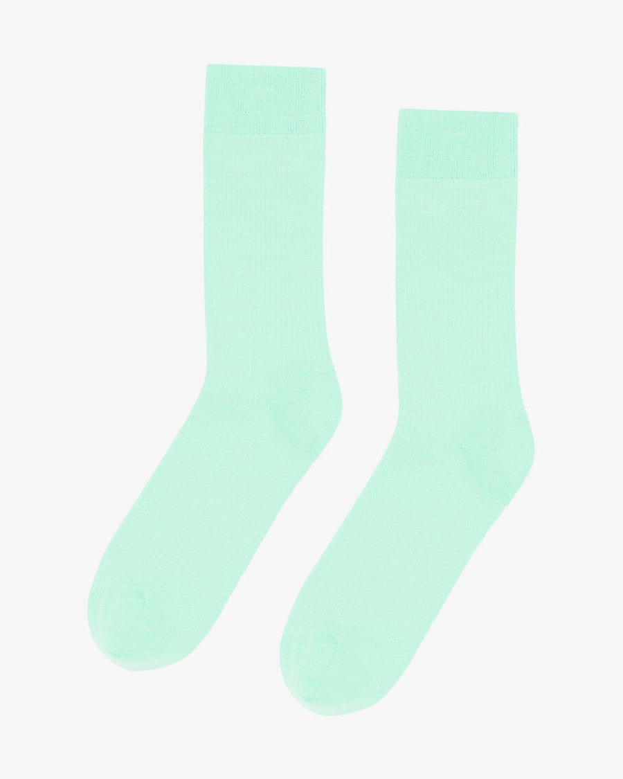Classic Organic Socks Light Aqua