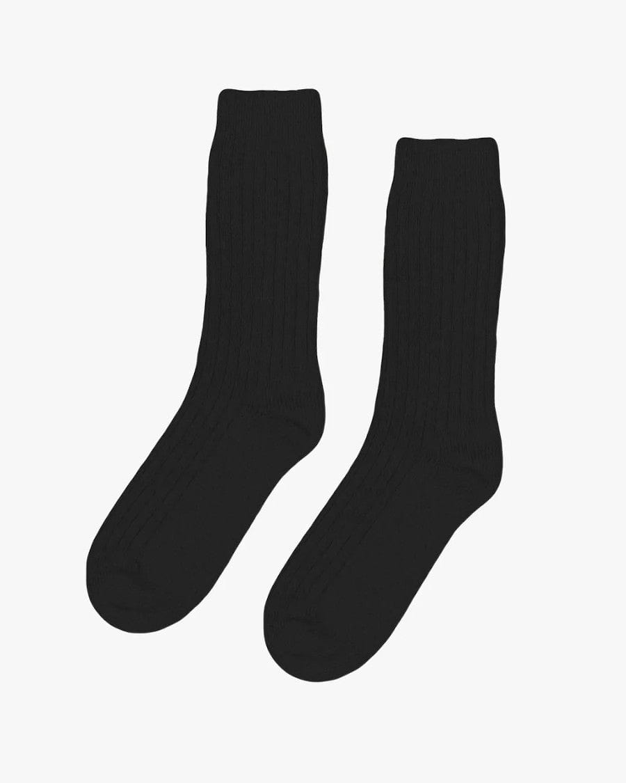 Merino Wool Socks Deep Black