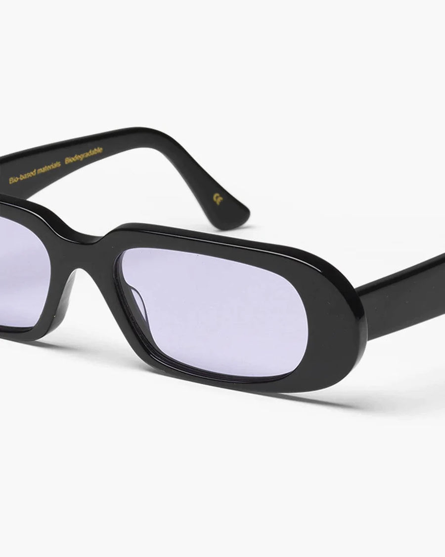 Black Frame Lavender Lens Sunglasses 09