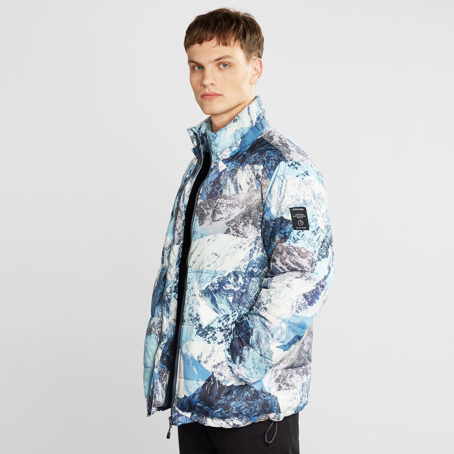 Dundret Puffer Jacket Mountain Collage