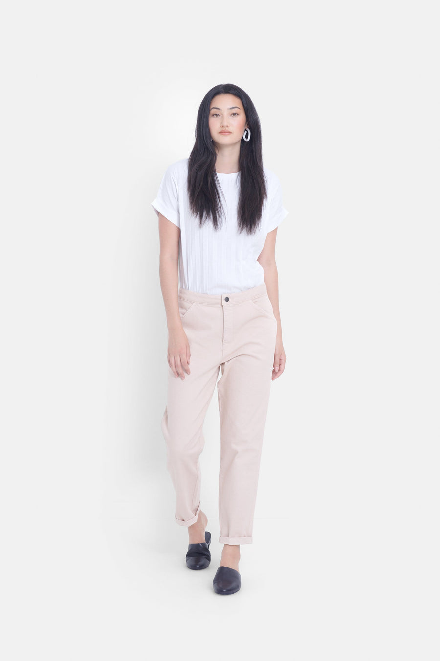 Gusta Jeans in Powder Pink