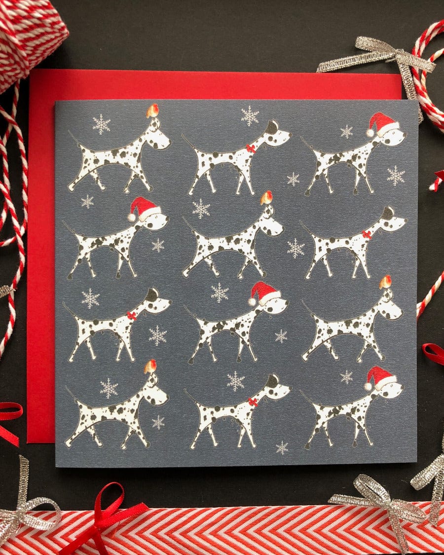 Dalmatians Christmas Card