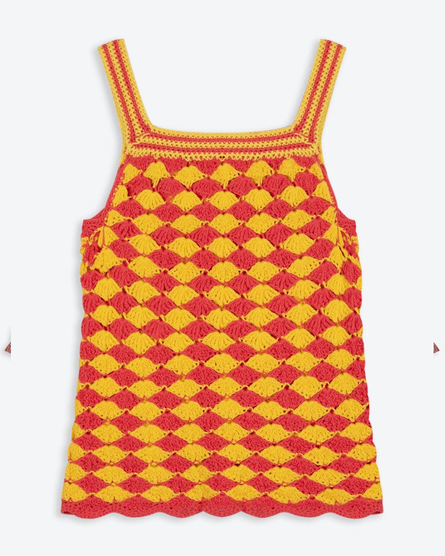 Crochet Vest Striped