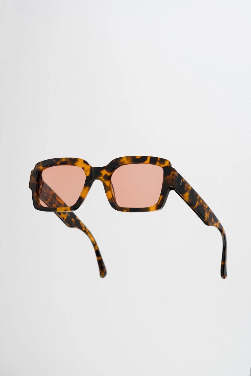 Apollo Havana Sunglasses Orange Lens