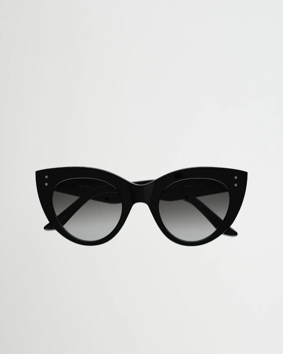 June Black Sunglasses Grey Lens