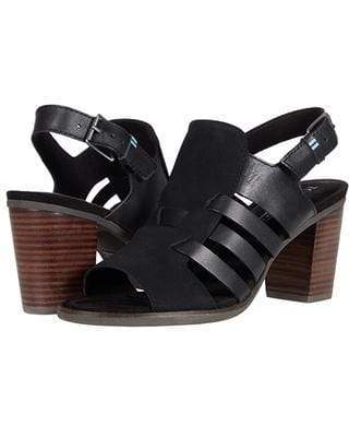 Majorca Black Woven Sandals
